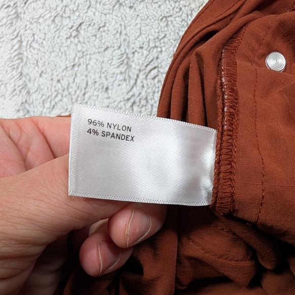 Duluth Trading Co Overalls Womens Mx31 Brown Rust Heirloom Gardening Bib Nylon - Picture 10 of 14